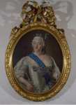 Cocchi Alessandro Valadier Luigi Framed Portrait of Empress Elizabeth Petrovna - Hermitage